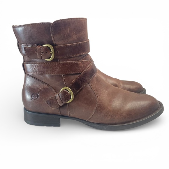 BORN Women's McMillan Leather Boots in Mink Brown Size 8M - Picture 4 of 12